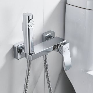 Гигиенический душ со смесителем Shevanik S4005-1 хром